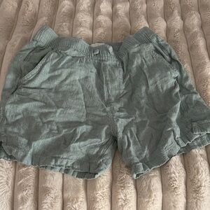 Abercrombie Kids Textured Blue Shorts